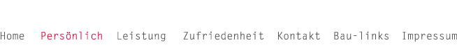 Menu Persönliches 1